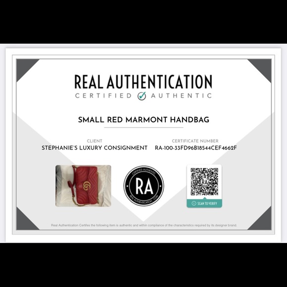 Gucci GG Small Marmont Matelasse Red Handbag - Picture 12 of 12